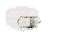 SIMSON ROLLER WINKER LENS /HEXAGONAL/ WHITE /CLASS 2/