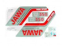 JAWA 350 12V DECAL SET TWIN SPORT