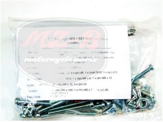 JAWA 175 SCREW SET /CYLINDER BLOCK/