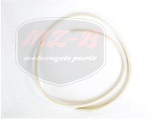 SIMSON SCHWALBE RUBBER EDGE FOR ENGINE COVER 6MM WHITE