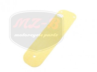 SIMSON SCHWALBE FOOT BOARD RUBBER, RIGHT WHITE