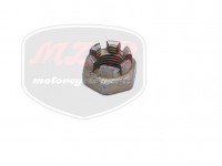 JAWA 350 UNIVERZÁLIS NUT F. WHEEL SPINDLE M14X1.5 /CASTELLATED/