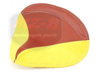 SIMSON SR2 SEAT COVER /CLARET-YELLOW/