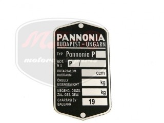 PANNONIA UNIVERSAL NAMEPLATE /P/