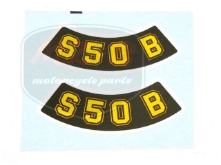 SIMSON 50 DECAL /YELLOW/ PAIR