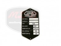 JAWA 250 NAMEPLATE /559/
