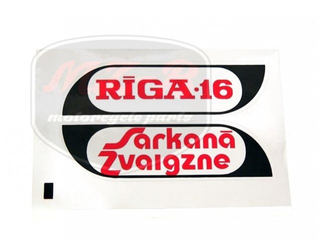 RIGA 16 STICKER FOR FUEL TANK IN PAIR RIGA 16 STICKER FOR FUEL TANK IN PAIR