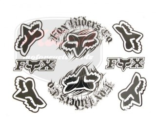 EGYÉB UNIVERSAL STICKER SET FOX /WHITE/
