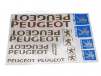 PEUGEOT UNIVERSAL DECAL SET PEUGEOT BIG /GOLD/