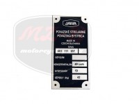 BABETTA 207 NAMEPLATE /207/