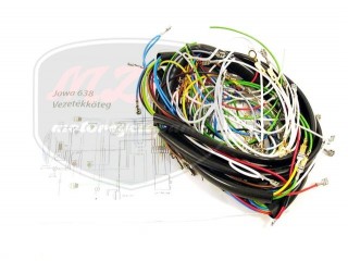 JAWA 350 12V CABLE BUNDLE /638/