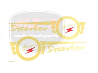 SIMSON SPERBER DECAL F. FUEL TANK PAIR