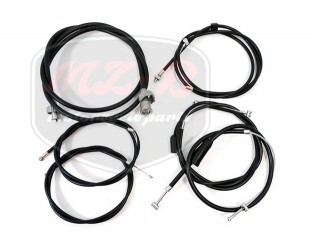 MZ/TS 150 CABLE SET. HIGH HANDLEBAR