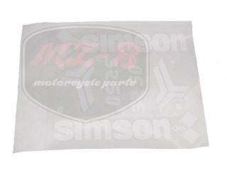 SIMSON ROLLER DECAL SET WHITE