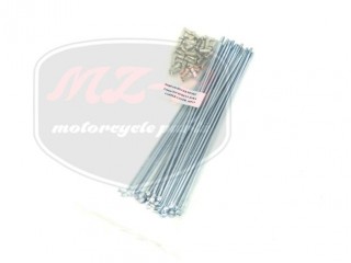 SIMSON SR2 SPOKE+NIPPLE SET 210MM