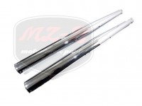 JAWA 350 12V MUFFLER CHROMED /PAIR/  102CM