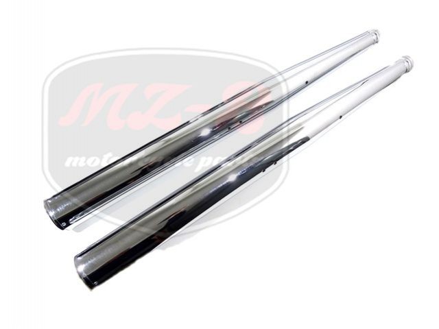 JAWA 350 12V MUFFLER CHROMED /PAIR/ 102CM JAWA 350 12V MUFFLER CHROMED /PAIR/ 102CM