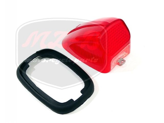 JAWA 250 REAR LIGHT LENS+SEALING RUBBER JAWA 250 REAR LIGHT LENS+SEALING RUBBER