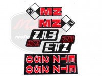 ETZ 250 STICKER SET A/4
