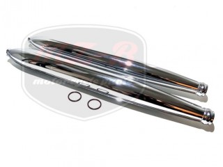 JAWA 250 MUFFLER CHROME PAIR