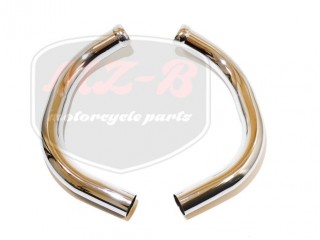 JAWA 350 12V EXHAUST PIPE PAIR /FOR 102 CM SILENCER/