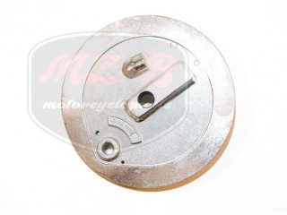 JAWA 350 12V BRAKE ANCHOR PLATE REAR /W. CABLE/