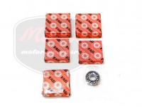 SIMSON 50 BALLS BEARING SET F. CYLINDER BLOCK "FAG" /6 PCS/