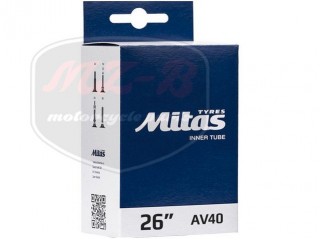 Mitas Kerékpár Tömlő 47/62-559 26-1,75/2,45 AV40 TUBE