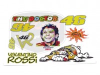 EGYÉB UNIVERSAL DECAL SET VALENTINO ROSSI BULLDOG
