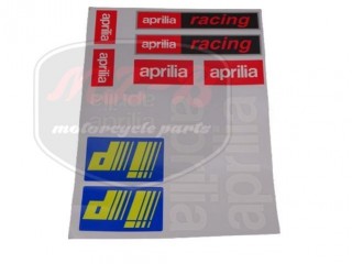 APRILIA UNIVERSAL DECAL SET APRILIA /WHITE/