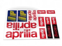APRILIA UNIVERSAL STICKER SET APRILIA /RED/