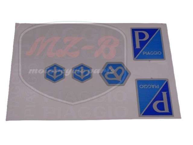 PIAGGIO UNIVERSAL STICKER SET PIAGGIO /WHITE/ PIAGGIO UNIVERSAL STICKER SET PIAGGIO /WHITE/