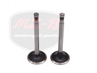 SIMSON 250 VALVE INTAKE+EXHAUST PAIR