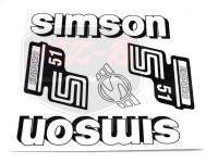 SIMSON ENDURO DECAL SET ENDURO /WHITE/