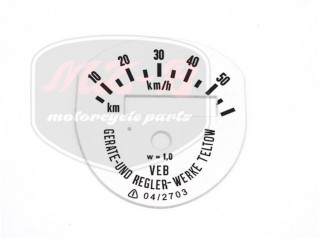 SIMSON SR2 SPEEDOMETER DIAL