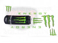 EGYÉB UNIVERSAL DECAL SET MALAGUTI /WHITE-GREEN/