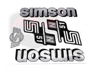 SIMSON 51 DECAL SET N51 /SILVER/
