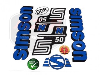 SIMSON 50 DECAL SET N50 /BLUE/