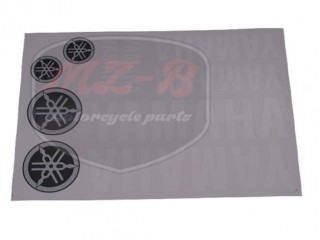 YAMAHA UNIVERSAL DECAL SET YAMAHA /WHITE/