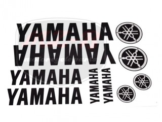 YAMAHA UNIVERSAL DECAL SET YAMAHA /BLACK/