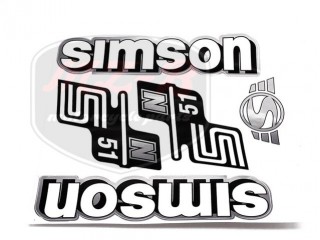 SIMSON 51 DECAL SET N51 /WHITE-SILVER/