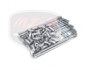 ETZ 150 SPOKE+NIPPLE 121MM SET