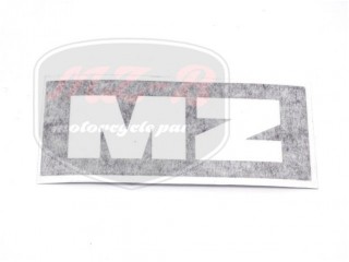MZ/TS 250 DECAL F. SEAT COVER"MZ"