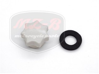 MZ/ES 250/2 NUT TO CLAMP COVER /CREAM/
