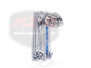 SIMSON 51 SPOKE+NIPPLE 3,2X143 MMSET /CHROME/