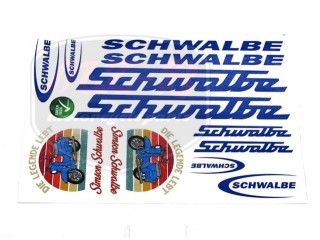 SIMSON SCHWALBE DECAL SET BLUE