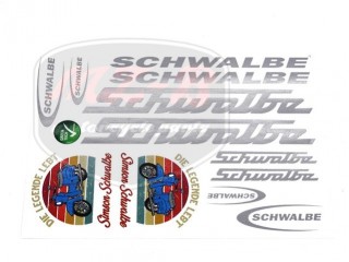 SIMSON SCHWALBE DECAL SET SILVER