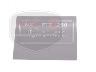 ETZ 250 DECAL