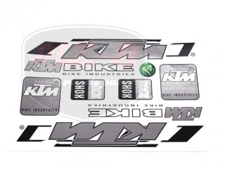 KTM UNIVERSAL DECAL SET KTM /SILVER/