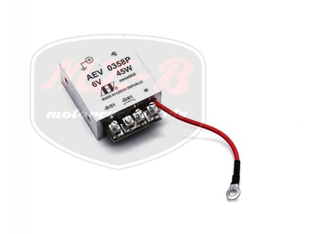 JAWA 559 REGULATOR "+" 6V 45W JAWA 559 REGULATOR "+" 6V 45W